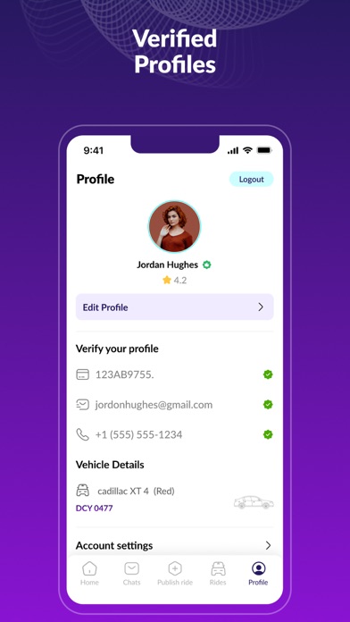 LetsRideKids: Safe Ride App Screenshot