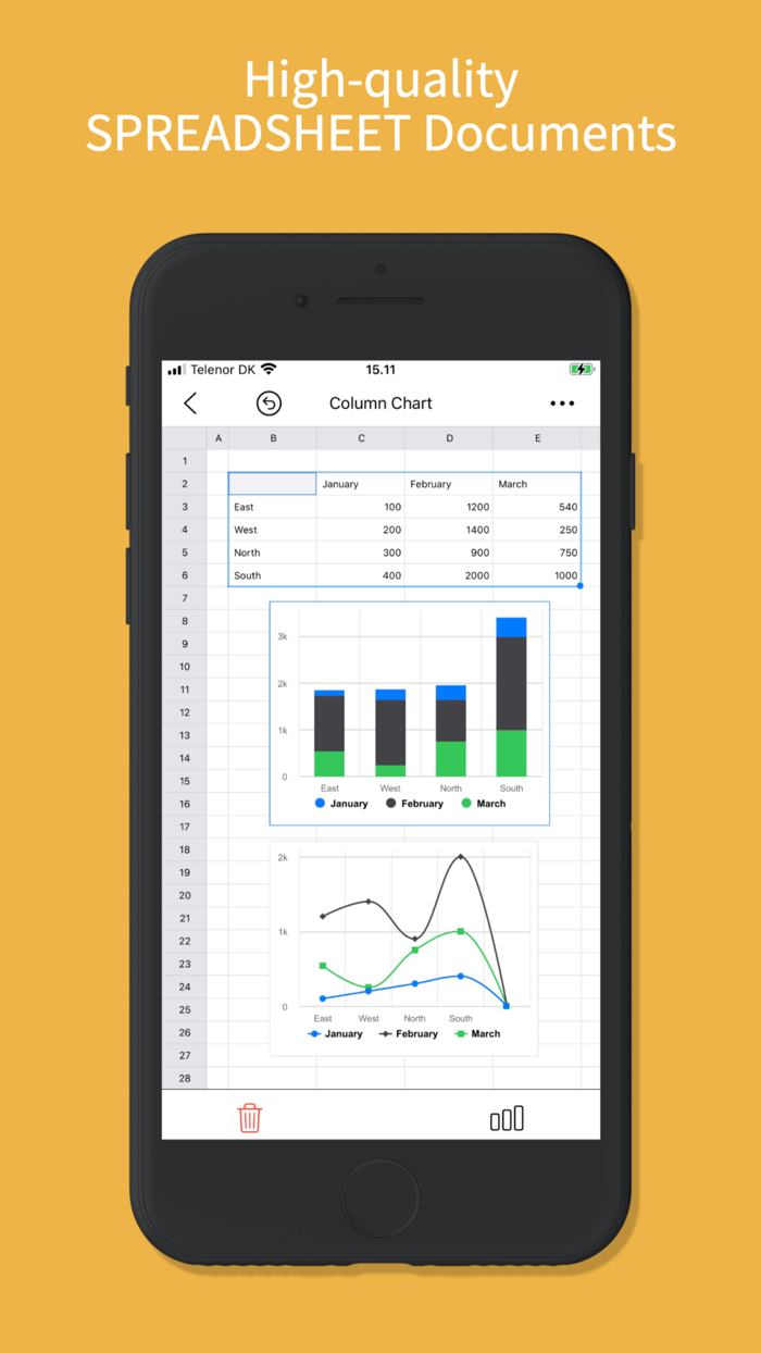 The Spreadsheet App.