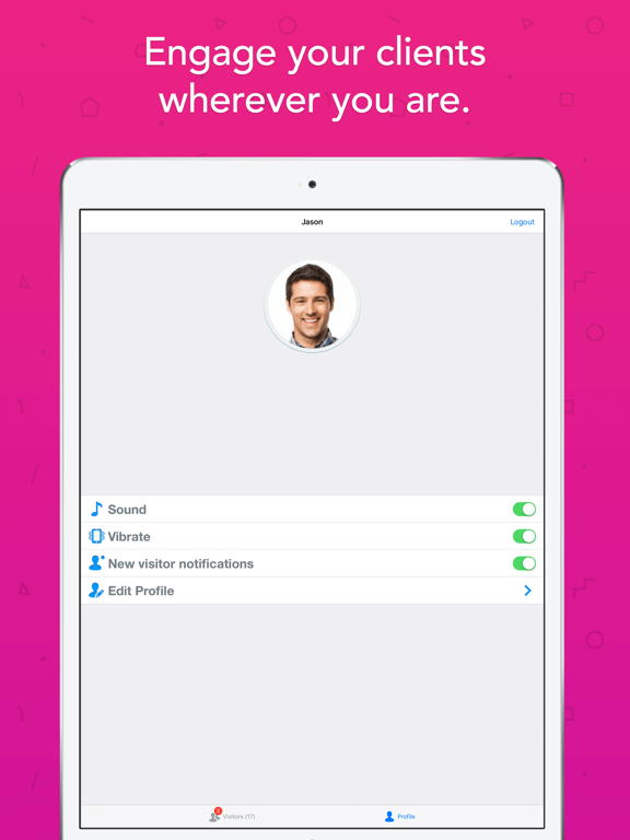 LiveSupporti iPad screenshot