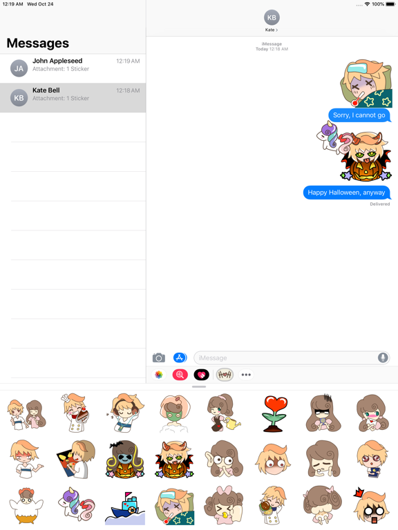 Screenshot #4 pour Him & Her Mood Couple Stickers