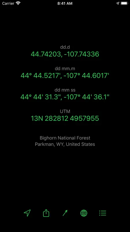 Coordinates screenshot 2 of 6