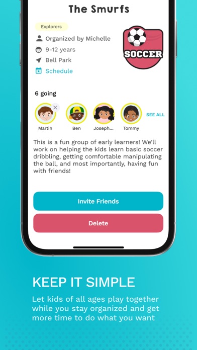 Pickup Sports for Families Screenshot