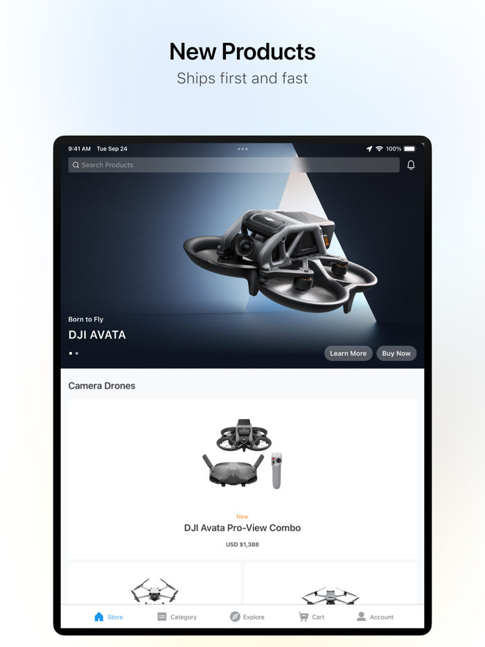 DJI Store – Try Virtual Flight