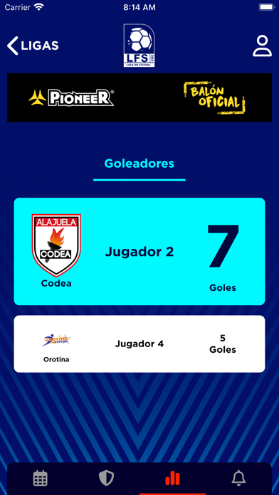 Liga Futsal Costa Rica Screenshot