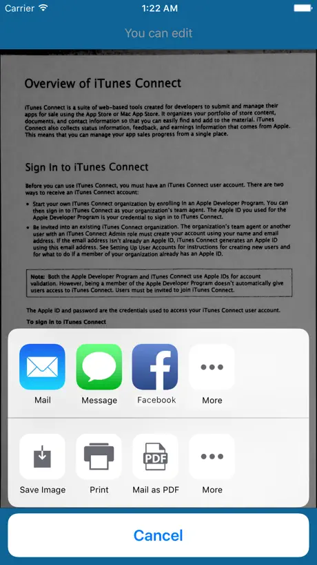 Scanner Mobile-Scan to PDF/JPG