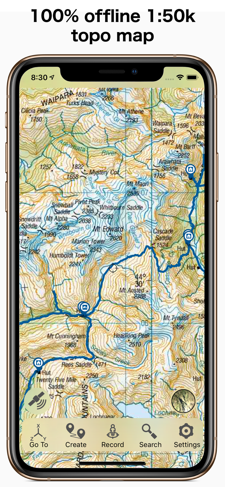 NZ Topo50 North Island screenshot 1