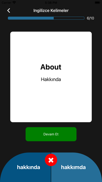 Rastgele İngilizce Kelimeler Screenshot