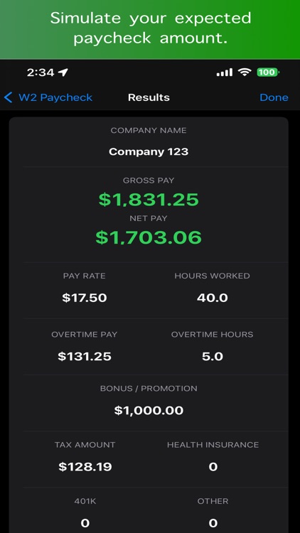 Paycheck Analysis - W2 1099