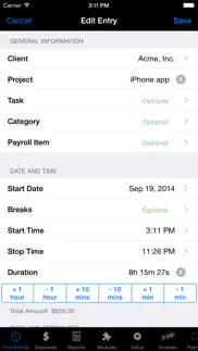 time master + billing iphone screenshot 2