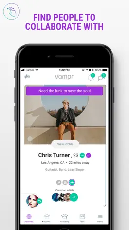 Game screenshot Vampr - Find Artists & Gigs hack