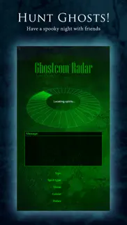ghostcom radar spooky messages iphone screenshot 1