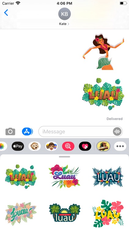 Hawaii Aloha Luau Stickers