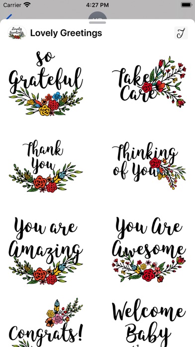 Lovely Greetings Screenshot