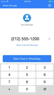 easy message for whatsapp iphone screenshot 1