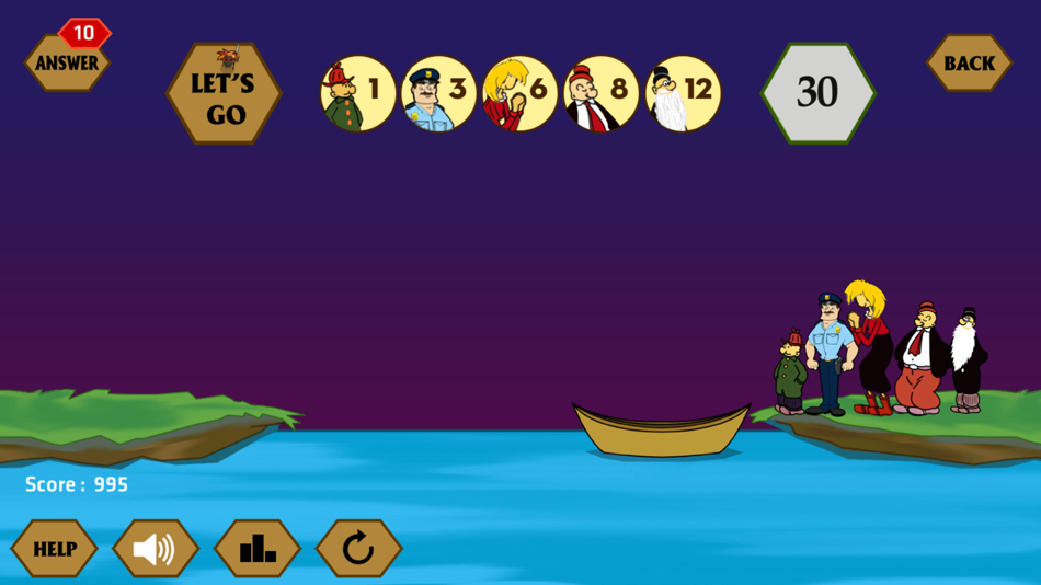 #4. River Crossing IQ - IQ Test (iOS) By: Tiep Le