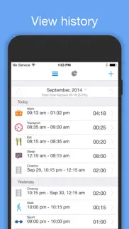 atimelogger time tracker iphone screenshot 2