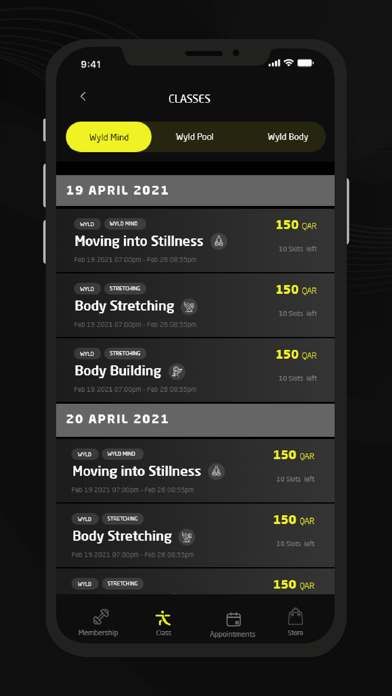 Wyld Body Fit Screenshot