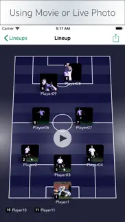 lineupmovie for soccer iphone screenshot 3