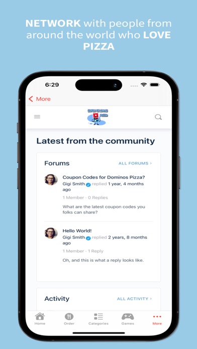 Coupons for Dominos Pizza Screenshot