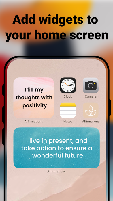 Affirmations - Daily Reminder Screenshot