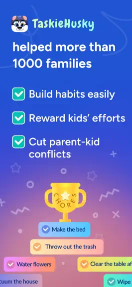 Game screenshot TaskieHusky: Fun Chore Tracker mod apk