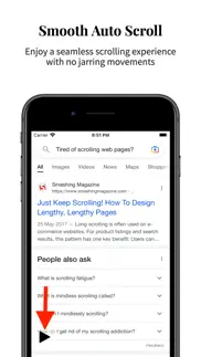 auto scroll - flick extension iphone screenshot 1
