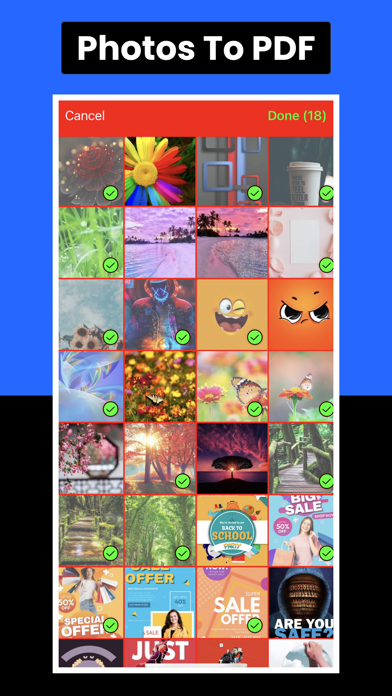Photos to PDF Converter! Screenshot