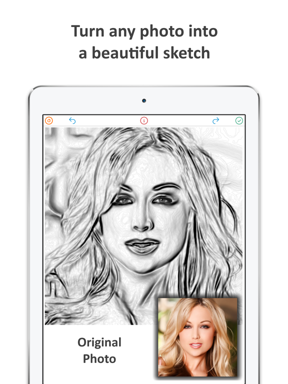 Screenshot #1 for Sketch my photo drawing booth