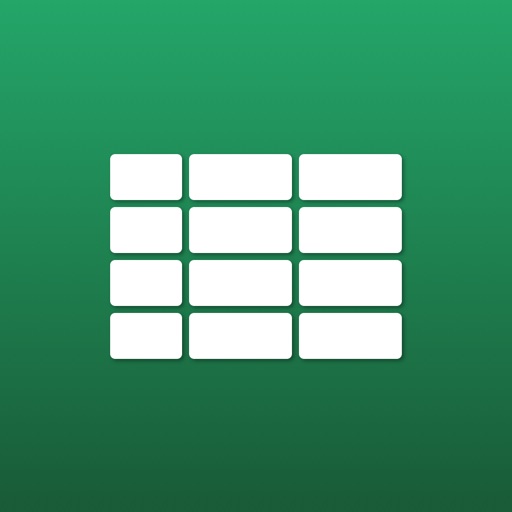 Simple Spreadsheet:view & edit iOS App