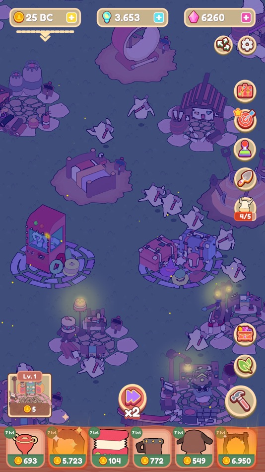 #6. Lumber Owls : Idle Cute Forest (iOS) 由: Mert Can Diker