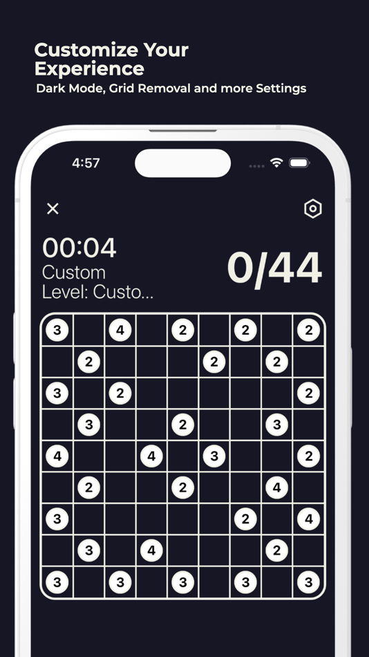 #5. Hashi: Build Bridges! (iOS) Podle: Mohamed Tajjiou