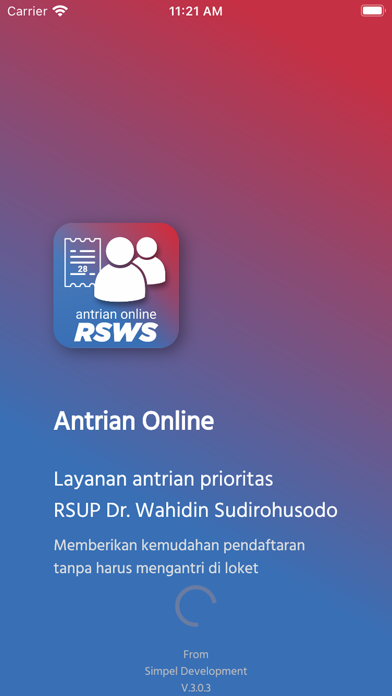 Antrian Online RSWS Screenshot