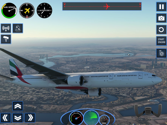 フライト パイロット 飛行機 ゲーム 3Dのおすすめ画像2