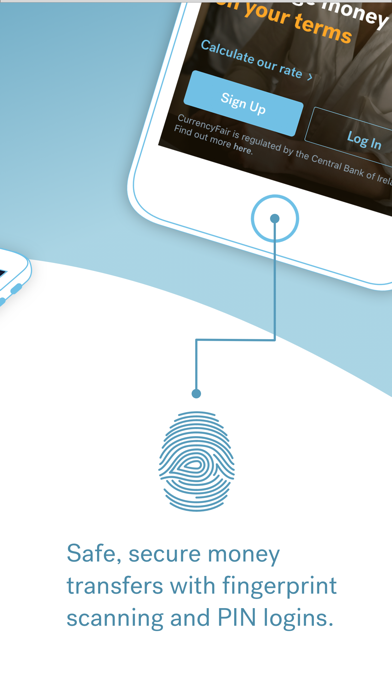 CurrencyFair Money Transfer Screenshot