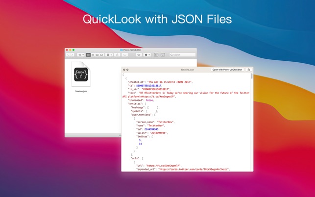 Quick JSON Editor for Windows - TickPlant