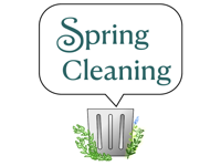 spring cleaning stickers