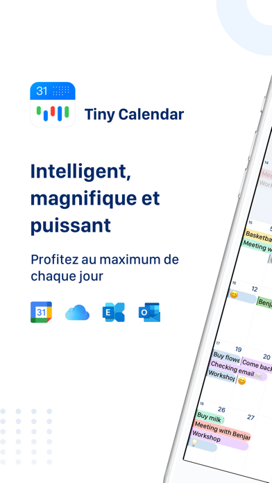 Screenshot #1 pour Tiny Calendar: Planner & Tasks