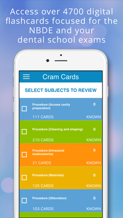 Screenshot #1 pour Endodontics Cram Cards