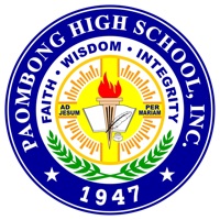 Paombong High School logo