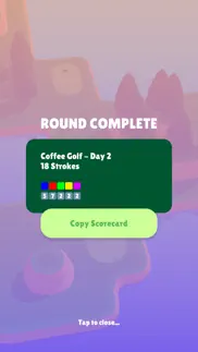 coffee golf iphone screenshot 2