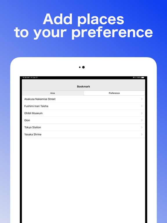 Map & Talk iPad screenshot 6 - Travel app