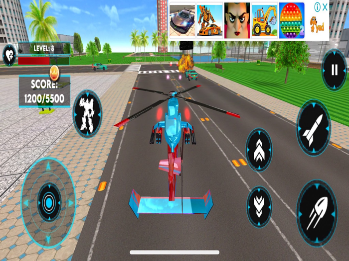 Super Robot Transform Games 3D