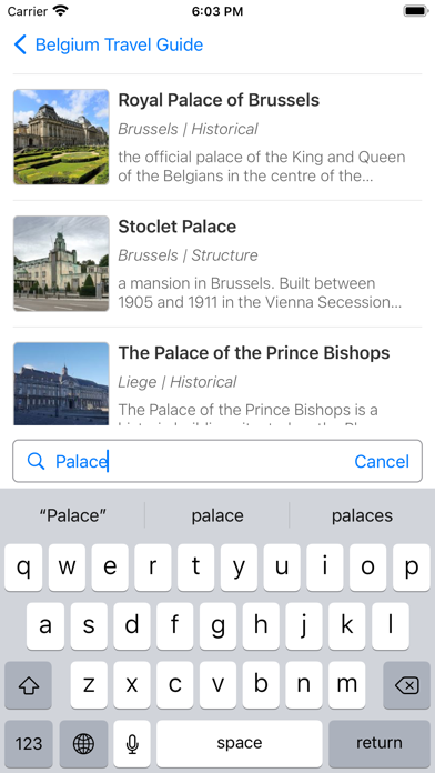 Belgium Tour Guide Screenshot