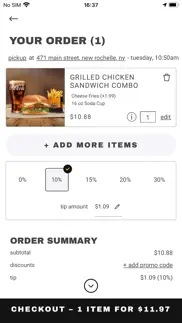 tex's chicken & burgers iphone screenshot 4