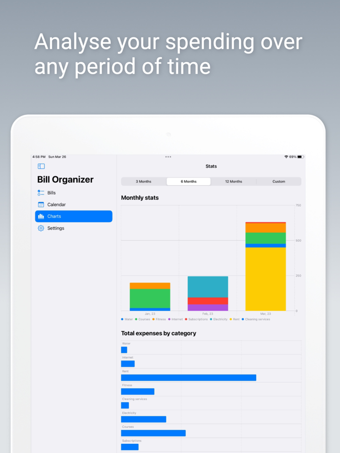 Bill Organizer and Tracker