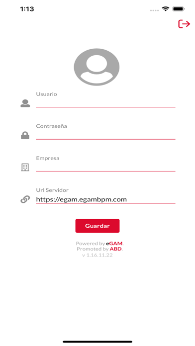 eGAM Tasks Screenshot