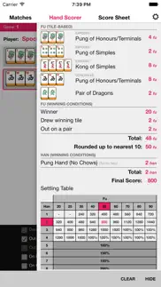 mahjong helper & calculator iphone screenshot 2