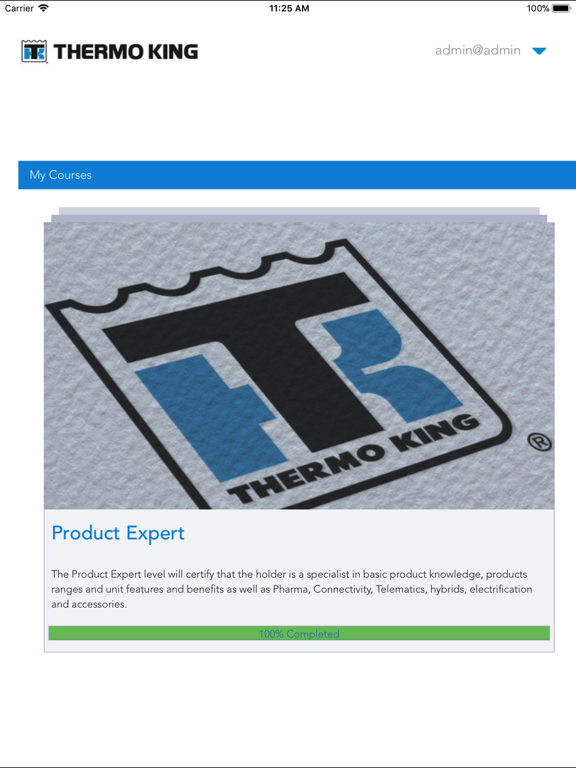 Thermo King LMS iPad screenshot
