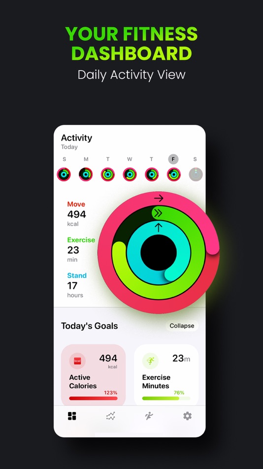 Activity Tracker・FitnessView - 2.4 - (iOS)