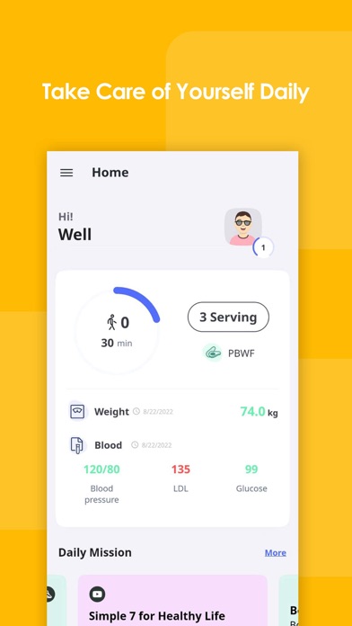 Wellness WeCare Screenshot